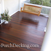 Ipe Porch with porch swing